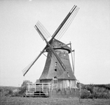 843079 Gezicht op de molen Delphine (Gein Zuid 14) te Abcoude.N.B. De foto is gemaakt ten behoeve van de ...